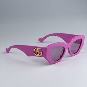 NEW Gucci GG1421S 004 Pink Magenta Cat Eye Women Sunglasses GG 1421S